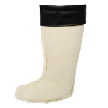 Мужские непромокаемые ботинки большого размера до колена с флисовой подкладкой, хлопчатобумажным чехлом и теплой хлопчатобумажной подкладкой для носков (размеры 46-52)