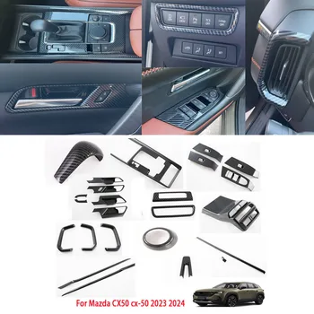 Для Mazda CX50 Cx-50 2023 2024 Аксессуары для интерьера Дверная ручка Крышка чаши Крышка розетки кондиционера Крышка кнопки фары