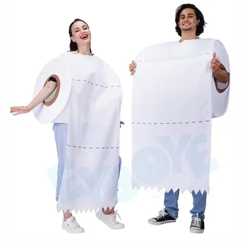 Сценический костюм для косплея на Хэллоуин, карнавал, рулоны туалетной бумаги для взрослых