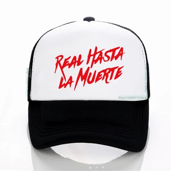 Мужская Женская шляпа в стиле хип-хоп с буквенным принтом, бейсболка Anuel AA Real Hasta La Muerte, шапки рэпера anuel aa Casquette