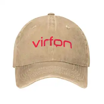 Модная качественная джинсовая кепка с логотипом Virfon, Вязаная шапка, Бейсболка
