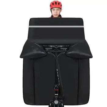 Универсальный чехол для ног велосипеда, толстый ветрозащитный чехол на лобовое стекло, Ветрозащитное одеяло для колен скутера, защита от дождя и ветра зимой, аксессуары для велосипеда